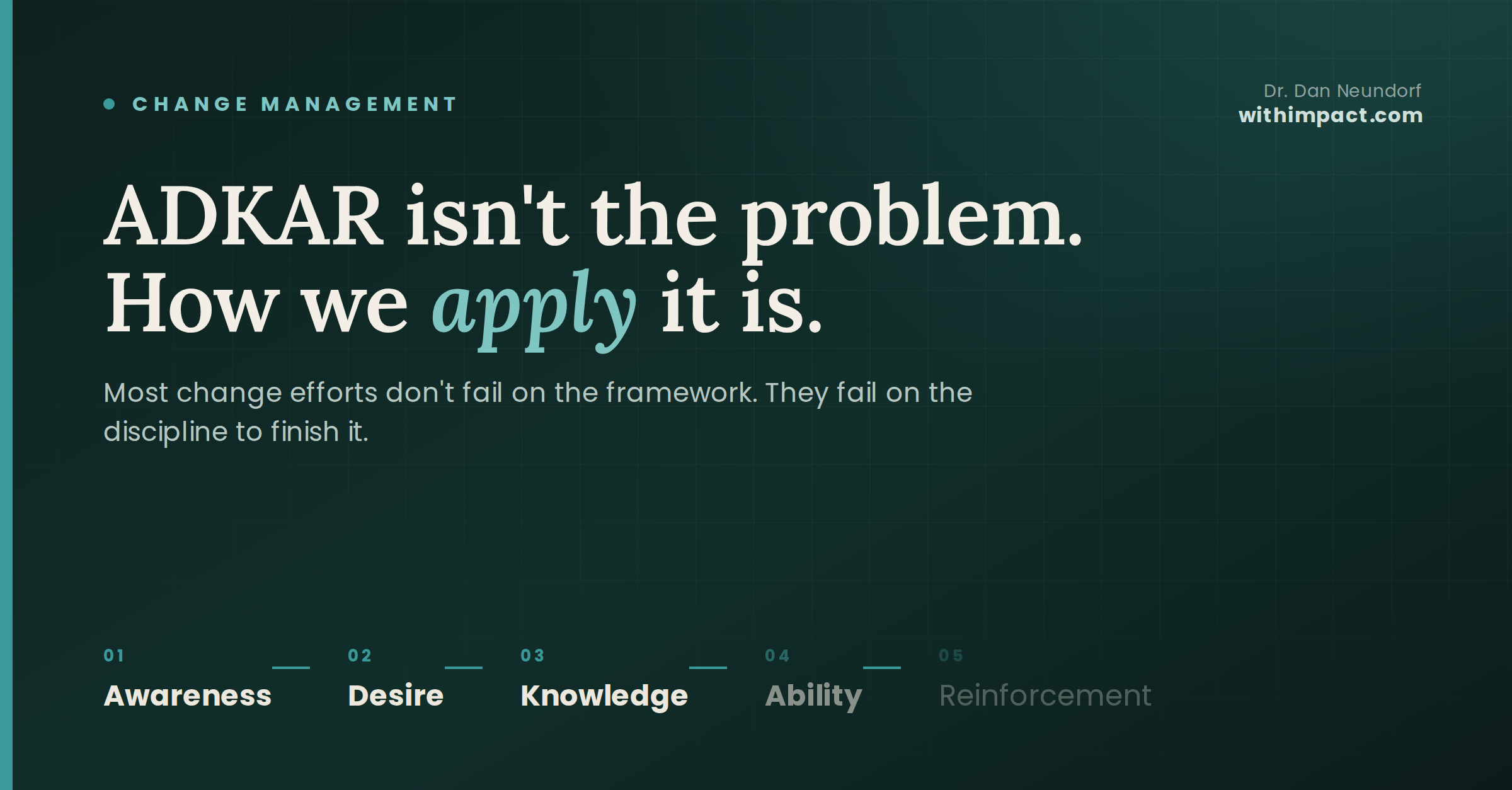 Why ADKAR Still Works and Why Most Organizations Still Get It Wrong